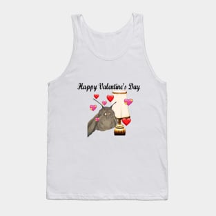 Valentine’s Day Moth and Lamp Tank Top